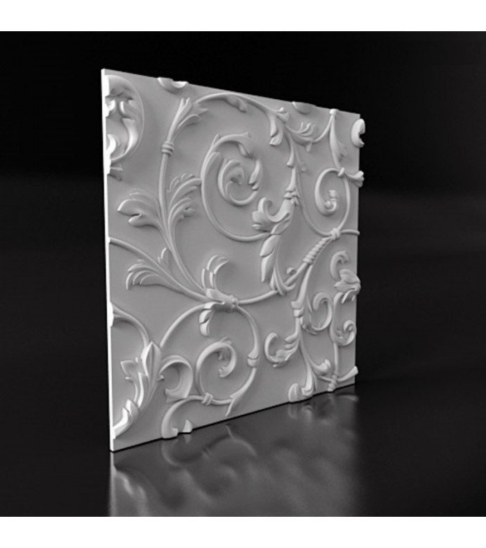 Gypsum 3D Wall Panel 24"x24"